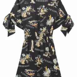 The Kooples Donna HAWAIEN - Vestito Estivo - Black -Vendite The Kooples 9c3baf965cda41d38678bde7d3f2c049