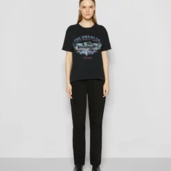 The Kooples MANCHES COURTES - T-shirt Con Stampa - Black Washed, Donna 13 The Kooples MANCHES COURTES - T-shirt Con Stampa - Black Washed, Donna -Vendite The Kooples 9dc09eb77f4744c6a1998497ca31cd8f