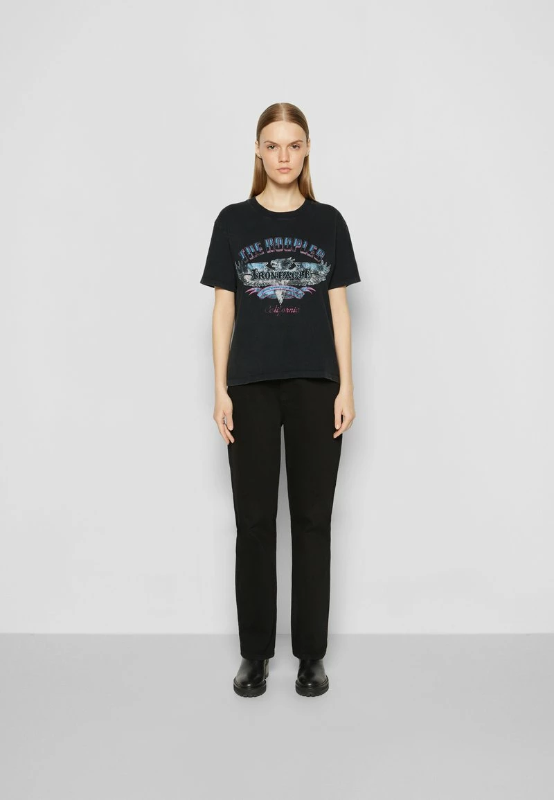 The Kooples MANCHES COURTES - T-shirt Con Stampa - Black Washed, Donna 7 The Kooples MANCHES COURTES - T-shirt Con Stampa - Black Washed, Donna - immagine 5