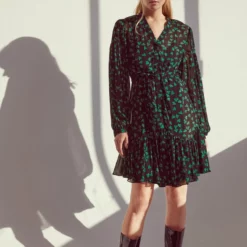 The Kooples ROBE - Vestito Estivo - Black / Green, Donna 10 The Kooples ROBE - Vestito Estivo - Black / Green, Donna -Vendite The Kooples 9dedec84a86e48cfb3bb9412f5d2b995