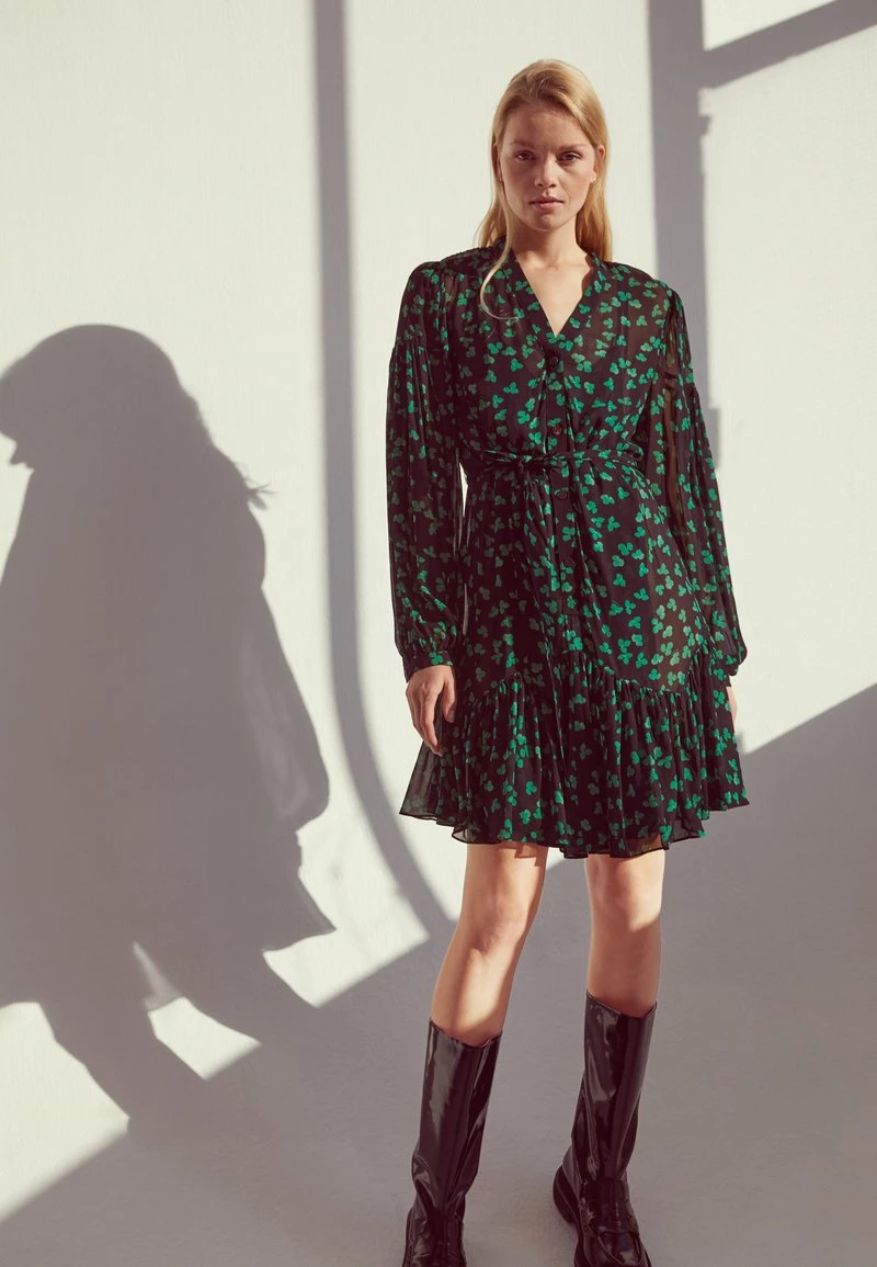 The Kooples ROBE - Vestito Estivo - Black / Green, Donna 4 The Kooples ROBE - Vestito Estivo - Black / Green, Donna - immagine 2