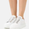 The Kooples BASKET LACETS MOUCHETTES - Sneakers Basse - White/pink, Donna -Vendite The Kooples 9e5ed0ead6674537b4dcc8d8b5014ae0