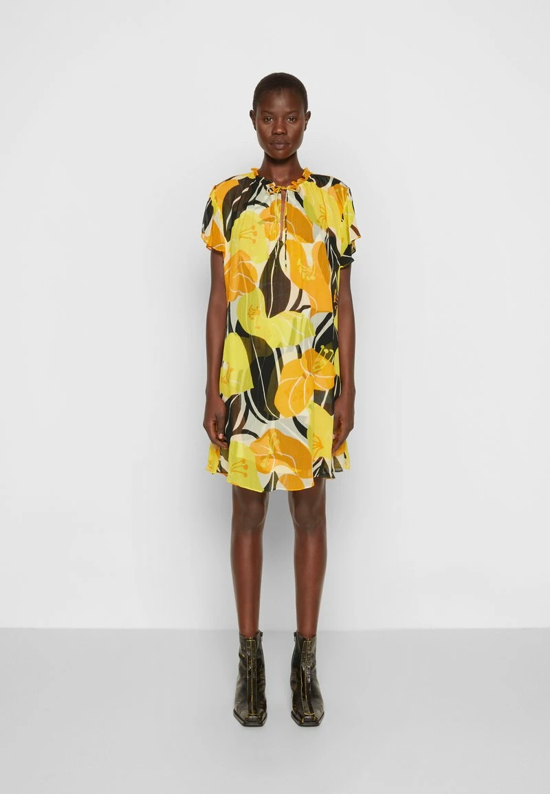The Kooples ROBE LONGUE MANCHES COURTESEN IMPRIME HIBISCUS - Vestito Elegante - Yellow, Donna 5 The Kooples ROBE LONGUE MANCHES COURTESEN IMPRIME HIBISCUS - Vestito Elegante - Yellow, Donna - immagine 3