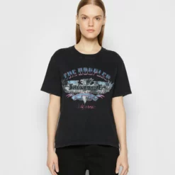 The Kooples MANCHES COURTES - T-shirt Con Stampa - Black Washed, Donna 11 The Kooples MANCHES COURTES - T-shirt Con Stampa - Black Washed, Donna -Vendite The Kooples 9eebfe9a50f1400e8e1d2698eface4d3