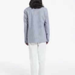 The Kooples À POCHES MOTIF RAYÉ - Giacca Leggera - Blue White, Uomo -Vendite The Kooples a2301657957945a29eaa553ed334a588