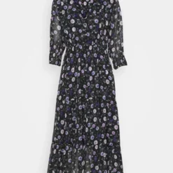 The Kooples DRESS - Vestito Estivo - Black/purple, Donna -Vendite The Kooples a671fbec378d48e09347b530e77fff39