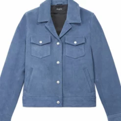 The Kooples Giacca Di Pelle - Blue, Donna -Vendite The Kooples a67cad807d1d44f980fe32c78e154cb5