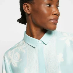 The Kooples CHEMISE IMPRIMEE MANCHES LONGUES - Camicia - Blue/white, Donna -Vendite The Kooples a70b001c985c4fd1a20cea65245e9747