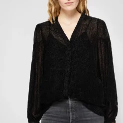 The Kooples Donna SHIRT 2-In1 - Camicetta - Black -Vendite The Kooples a7aac897696c449496cb4fa199fd95e2