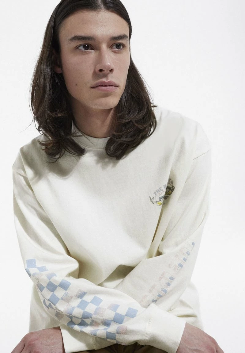 The Kooples Maglietta A Manica Lunga - Ecru, Uomo 6 The Kooples Maglietta A Manica Lunga - Ecru, Uomo - immagine 4