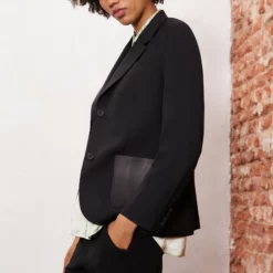 Vendite The Kooples 35 The Kooples VESTE COSTUM - Blazer - Black, Donna