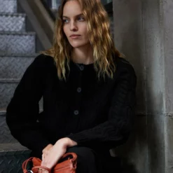 The Kooples CARDIGAN - Cardigan - Black, Donna -Vendite The Kooples a912a7742ed14aec80f9b35318f6d0d6