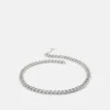 The Kooples CEINTURE CHAINE AVEC LOGO GRAVE - Cintura - Silver-coloured, Donna