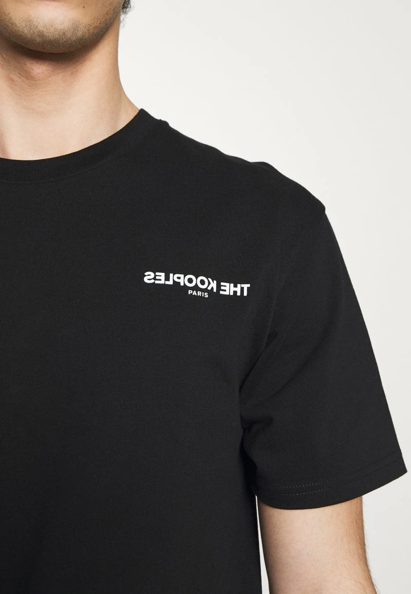 The Kooples Uomo CHEST LOGO - T-shirt Con Stampa - Black 8 The Kooples Uomo CHEST LOGO - T-shirt Con Stampa - Black - immagine 6