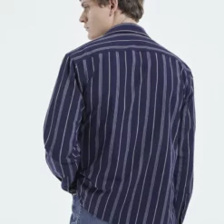 The Kooples COL HAWAÏEN À RAYURES - Camicia - Navy, Uomo -Vendite The Kooples aa54e785286a4622b044cb0f0839e5f3