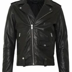 The Kooples BIKER - Giacca Di Pelle - Black, Uomo -Vendite The Kooples ac41750a0d134ec2b2dddd7a02175b7a