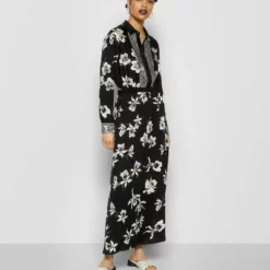 The Kooples Donna ROBE LONGUE MANCHE LONGUE IMPRIME - Abito A Camicia - Black White 11 The Kooples Donna ROBE LONGUE MANCHE LONGUE IMPRIME - Abito A Camicia - Black White -Vendite The Kooples ad59fcb3d3c940308541f79f610b0ee7