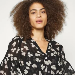 The Kooples DRESS - Vestito Estivo - Black/ecru, Donna -Vendite The Kooples af1cf86311ea46449deddb2c617e4da7