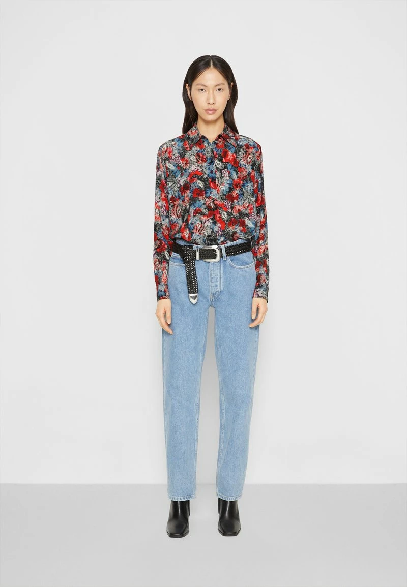 The Kooples CHEMISE DROITE A MANCHES LONGUESEN IMPRIME - Camicia - Red, Donna 7 The Kooples CHEMISE DROITE A MANCHES LONGUESEN IMPRIME - Camicia - Red, Donna - immagine 5