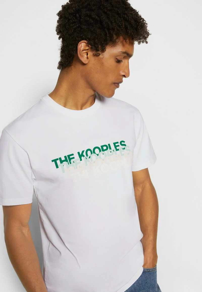 The Kooples Uomo T-shirt Con Stampa - White 8 The Kooples Uomo T-shirt Con Stampa - White - immagine 6