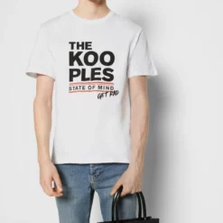 The Kooples T-shirt Con Stampa - White, Uomo -Vendite The Kooples b1bf23afd5694e6889b4634f75bd88cd