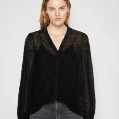 The Kooples Donna SHIRT 2-In1 - Camicetta - Black