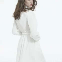 BOUTONNÉE THE KOOPLES - Abito A Camicia - White, Donna -Vendite The Kooples b27d5d7a524b455c8f8fd391e261a99c