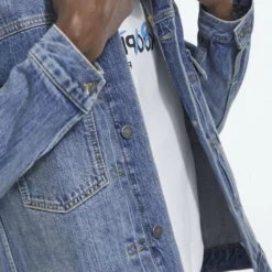 The Kooples Giacca Di Jeans - Blue Washed, Uomo -Vendite The Kooples b2e6b6452c5d4e51b8845e49afdc0781