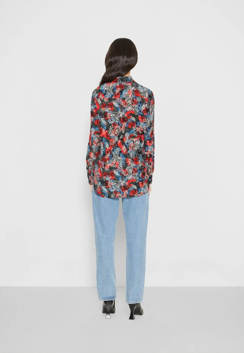 The Kooples CHEMISE DROITE A MANCHES LONGUESEN IMPRIME - Camicia - Red, Donna 6 The Kooples CHEMISE DROITE A MANCHES LONGUESEN IMPRIME - Camicia - Red, Donna - immagine 4