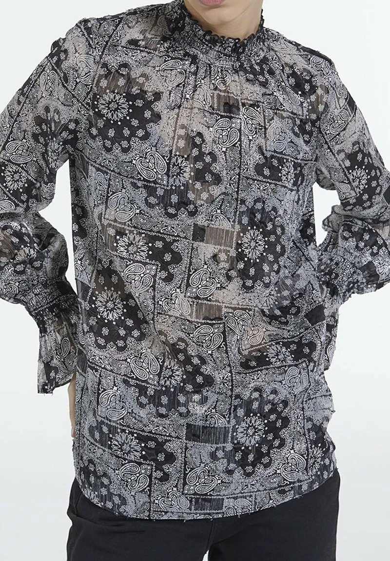 The Kooples Donna À VOLANTS - Camicetta - Black 6 The Kooples Donna À VOLANTS - Camicetta - Black - immagine 4