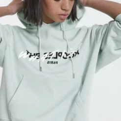 THE KOOPLES - Felpa Con Cappuccio - Gris Bleu, Donna -Vendite The Kooples b65f30294b8d49f2a0f09db67b3b3a95