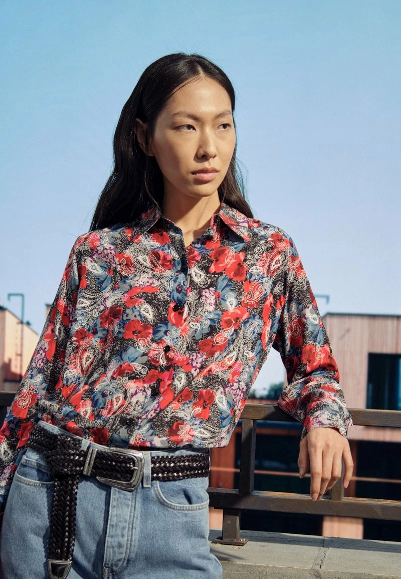 The Kooples CHEMISE DROITE A MANCHES LONGUESEN IMPRIME - Camicia - Red, Donna 3 The Kooples CHEMISE DROITE A MANCHES LONGUESEN IMPRIME - Camicia - Red, Donna