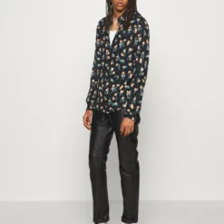 The Kooples Uomo SHIRT - Camicia - Black/pink -Vendite The Kooples b90e1dcc8bb0493ba4b622600e4c264d