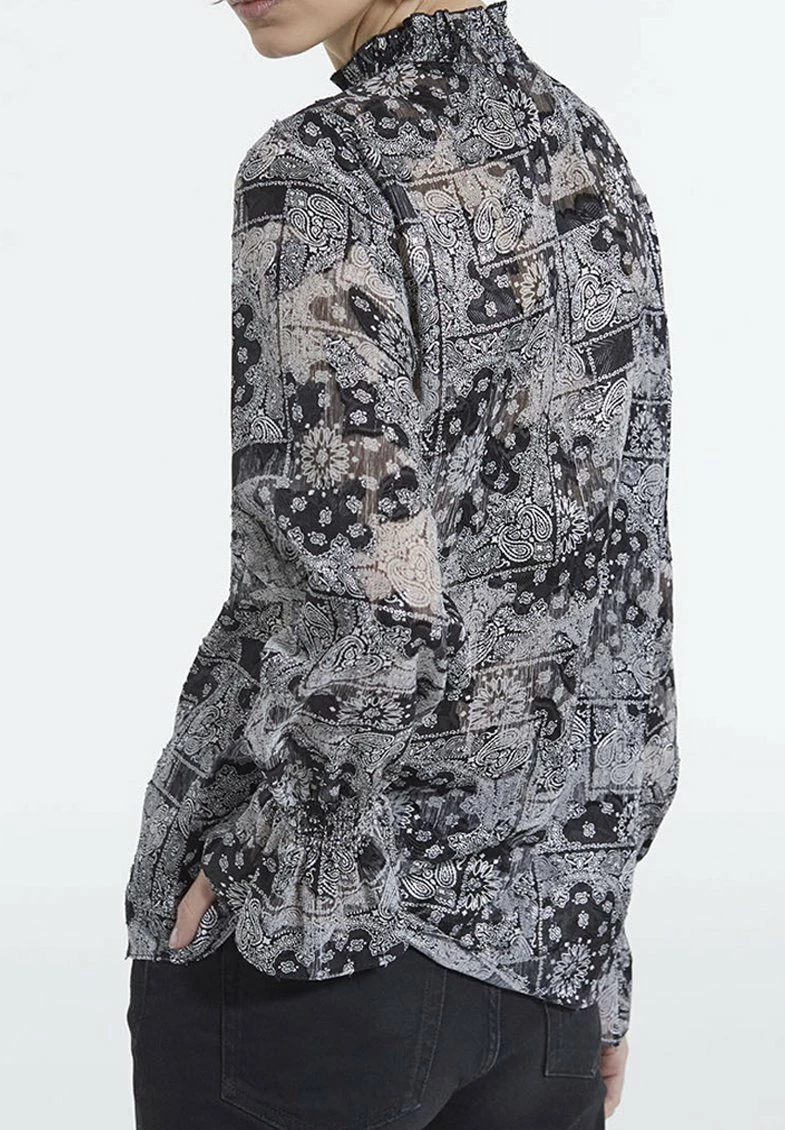 The Kooples Donna À VOLANTS - Camicetta - Black 5 The Kooples Donna À VOLANTS - Camicetta - Black - immagine 3