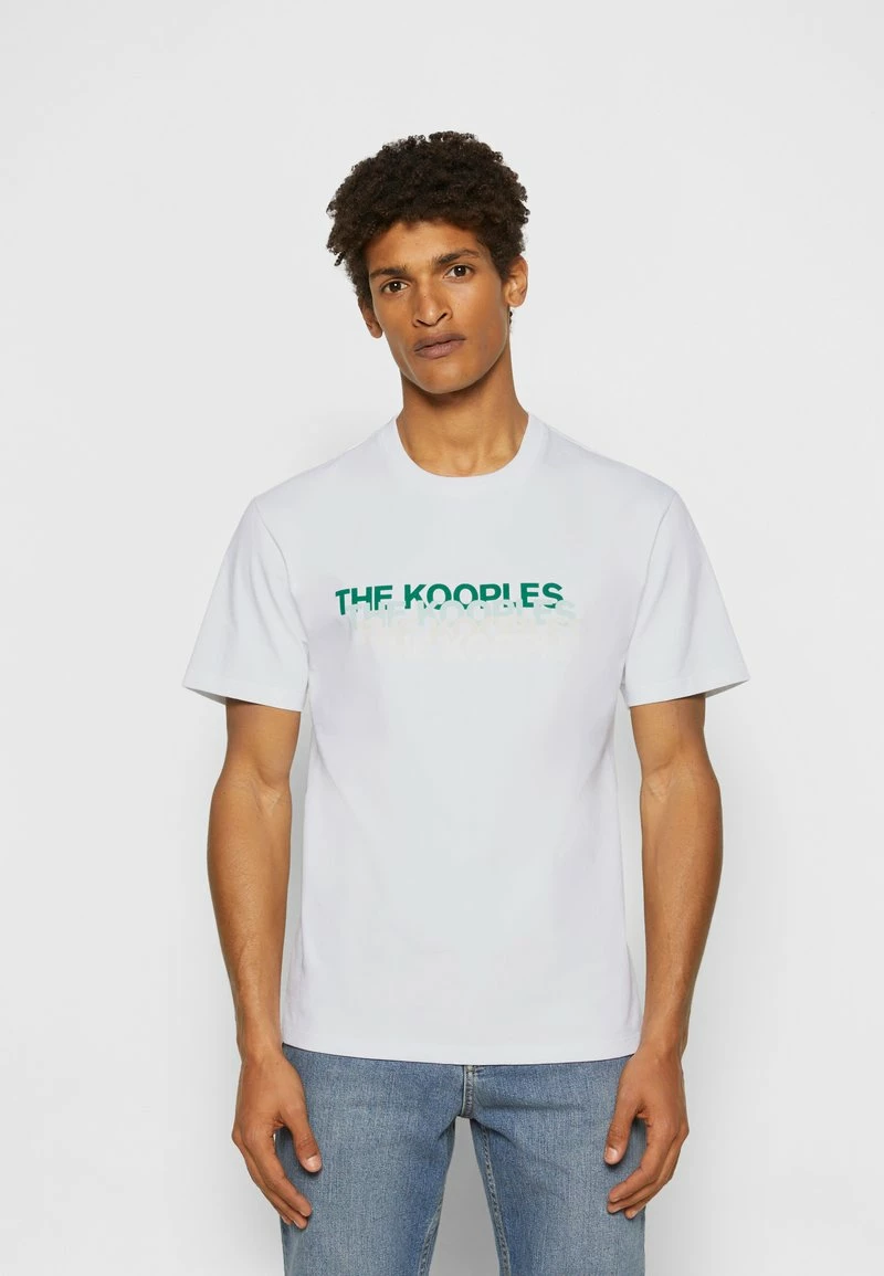 The Kooples Uomo T-shirt Con Stampa - White 5 The Kooples Uomo T-shirt Con Stampa - White - immagine 3