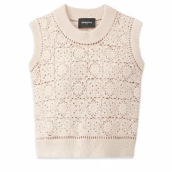 The Kooples SANS MANCHES EFFET CROCHET - Top - Pink, Donna -Vendite The Kooples baf566f2e8d44d2ea9a739099ea272e9