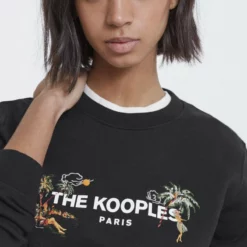 The Kooples Felpa - Black, Donna 12 The Kooples Felpa - Black, Donna -Vendite The Kooples bb8684cae5de4509a748bb3d88360e9e