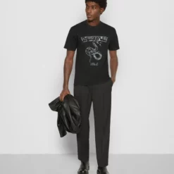 The Kooples T-shirt Con Stampa - Black, Uomo -Vendite The Kooples bc200449309844018556340ce62fa9e0