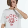 The Kooples TIGRE TEE - T-shirt Con Stampa - Ecru, Donna -Vendite The Kooples bc3912ba63b24eb7a827404da58a276a