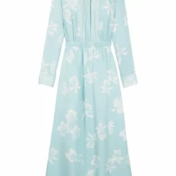 The Kooples Vestito Lungo - Blue White, Donna -Vendite The Kooples bcd6e8bce29847eeb95631ffe77bfa84