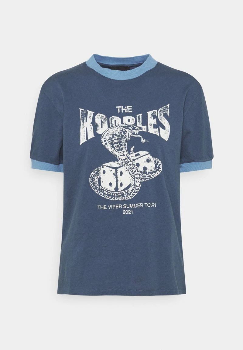 The Kooples T-shirt Con Stampa - Dark Blue, Donna 3 The Kooples T-shirt Con Stampa - Dark Blue, Donna