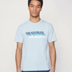 The Kooples T-shirt Con Stampa - Blue, Uomo -Vendite The Kooples bed968832cd34e80899c051c34f9bbb9