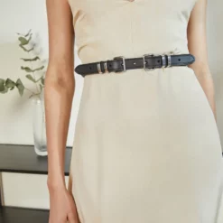 The Kooples Donna DOUBLE BUCKLE - Cintura - Black -Vendite The Kooples bfae3957f0cb49f6a2ced23bfb688f42