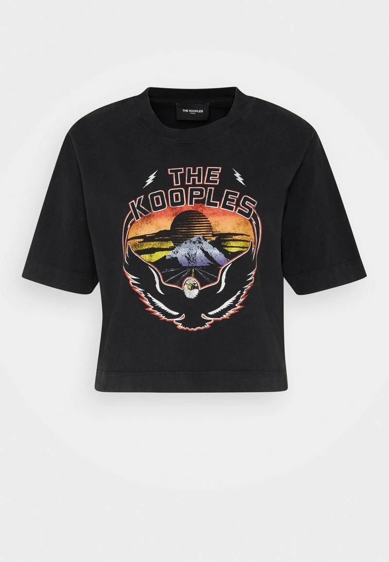 The Kooples MANCHES COURTES - T-shirt Con Stampa - Black Washed, Donna 4 The Kooples MANCHES COURTES - T-shirt Con Stampa - Black Washed, Donna - immagine 2