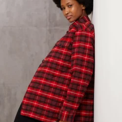 The Kooples BLOUSON - Giacca Da Mezza Stagione - Red/black, Donna