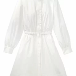 BOUTONNÉE THE KOOPLES - Abito A Camicia - White, Donna -Vendite The Kooples c27eb1bbd25c457ea35557d733d8c80c