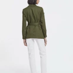 The Kooples Donna Cappotto Corto - Kaki -Vendite The Kooples c2867fa26ee440d19f71eca5a8aa26d7