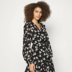 Vendite The Kooples 21 The Kooples DRESS - Vestito Estivo - Black/ecru, Donna