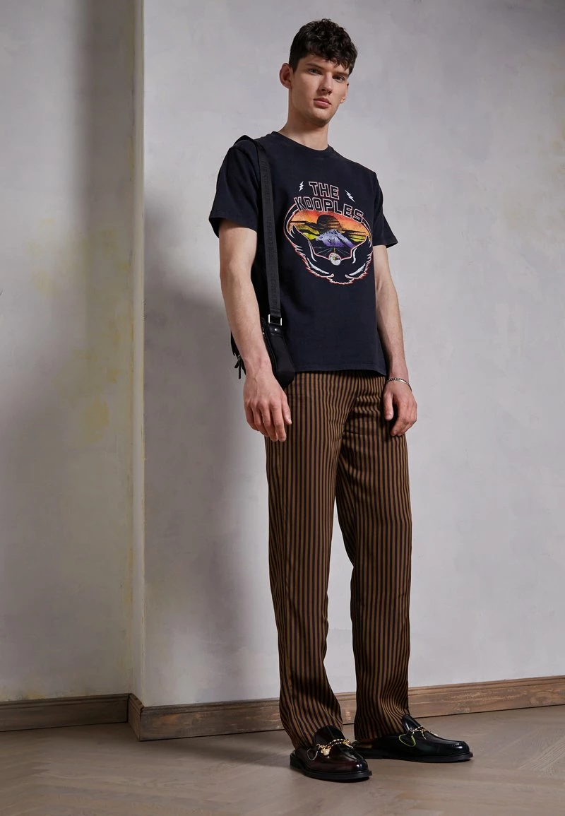 The Kooples PANTALON SEULE - Pantaloni - Navy / Brown, Uomo 3 The Kooples PANTALON SEULE - Pantaloni - Navy / Brown, Uomo