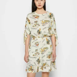 The Kooples ROBE MANCHES MI LONGUES COURTE - Vestito Estivo - White, Donna -Vendite The Kooples c59ba877653046f8bf604e0c49fa3ed1